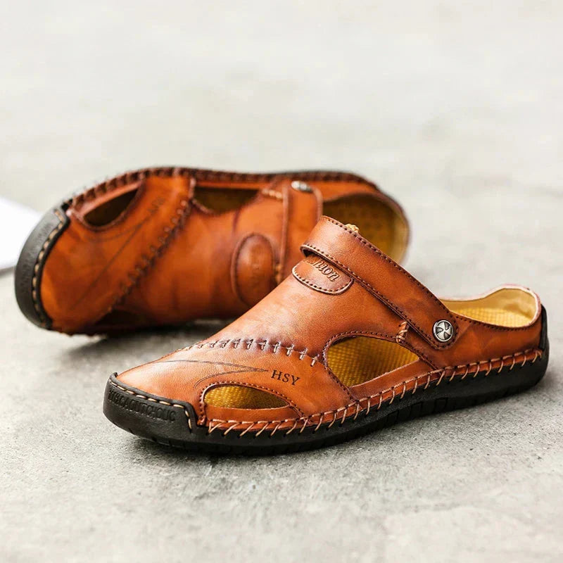 Herren Orthopädische Sandalen für Komfort & Fußunterstützung im Alltag. Bequeme Gesundheitsschuhe.