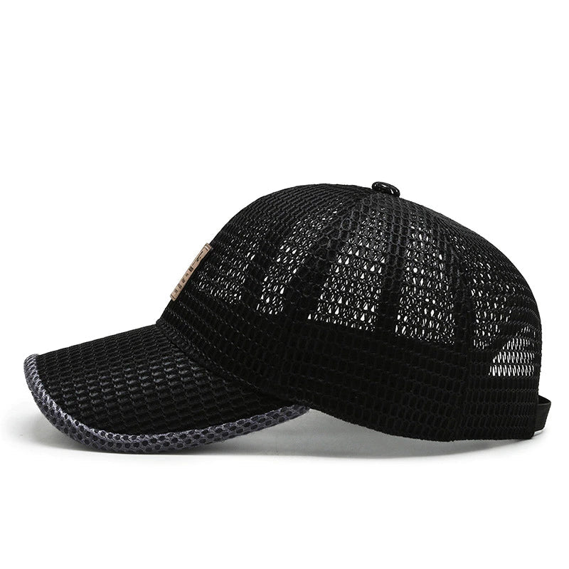 Atmungsaktive Unisex Sommerkappe als leichter Sonnenschutz für Strandtage und Outdoor-Freizeit.