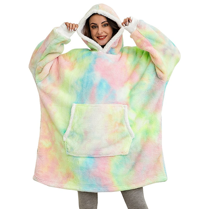 Deckenpullover mit praktischer Fronttasche für Snacks und Hände. Maximale Gemütlichkeit.