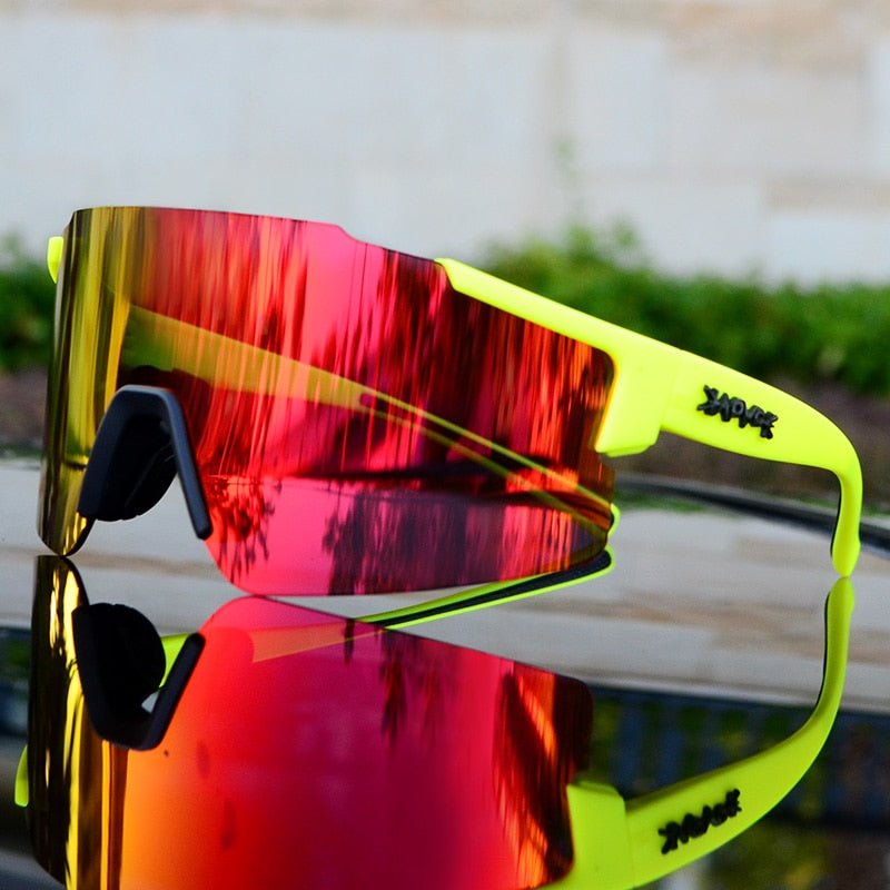 Radfahren mit Komfort: Unisex Fahrrad-Sonnenbrille mit UV-Schutz für optimalen Sehkomfort im Radsport.