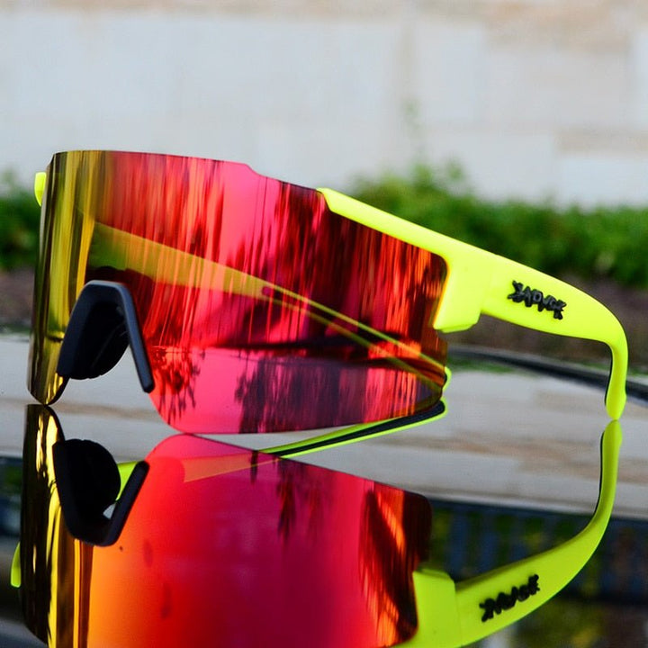 Radfahren mit Komfort: Unisex Fahrrad-Sonnenbrille mit UV-Schutz für optimalen Sehkomfort im Radsport.