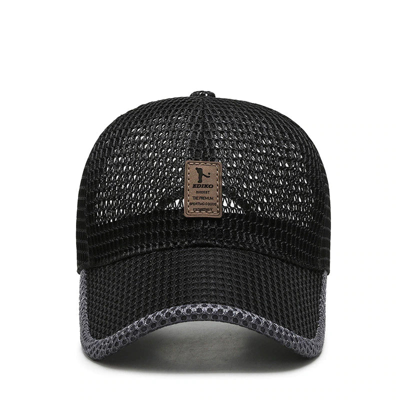 Verstellbare Unisex Sommerkappe, leicht & atmungsaktiv, perfekt für Strand & Sportaktivitäten.