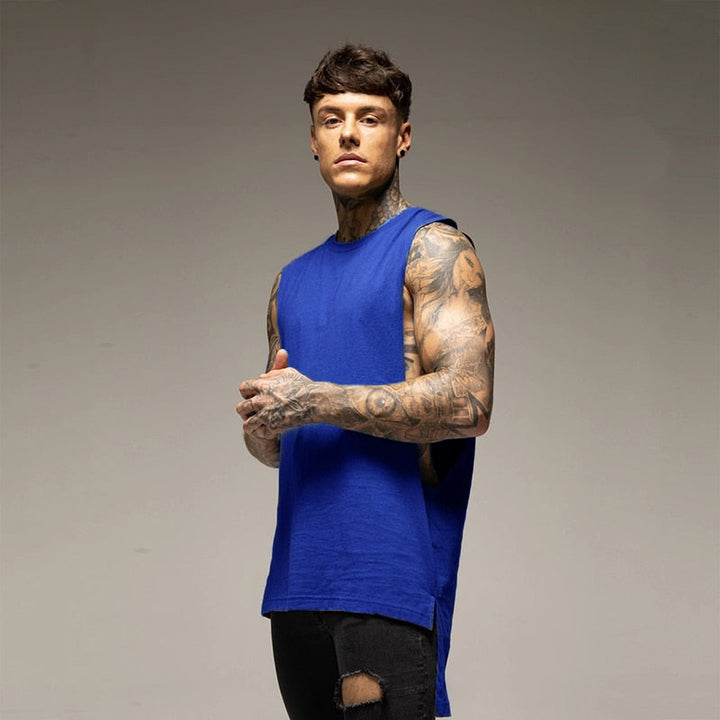 Hochwertiges Herren Sport Tanktop, atmungsaktive Sportbekleidung für Fitness, Training & Sommer.