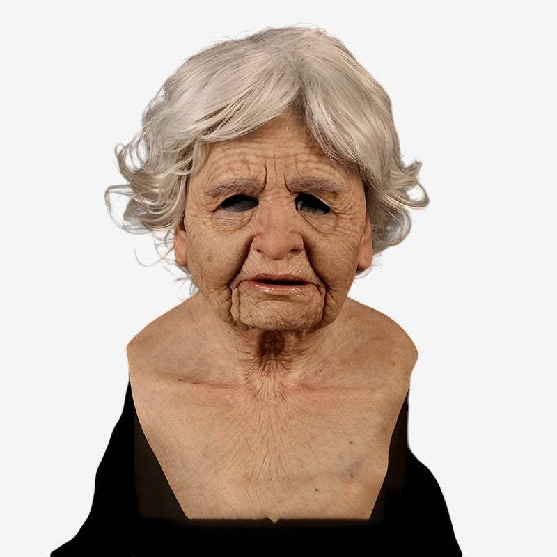 Latex Charaktermaske für Erwachsene. Beeindruckende Halloween Maske mit dynamischem Mund für lebensechte Auftritte.