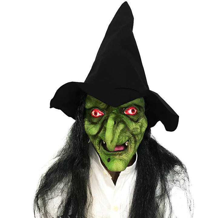 Gruselige Charaktermaske, realistisch, aus Latex, für Halloween und unheimliche Verkleidungen.