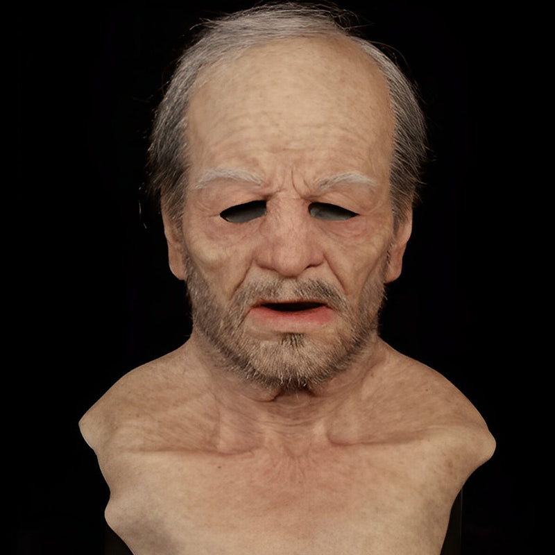Erwachsenen Latex Vollgesichtsmaske. Beweglicher Mund für authentische Halloween & Cosplay Charakterdarstellungen.