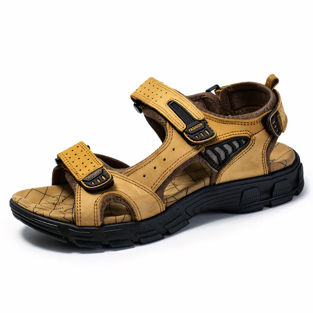Herren-Komfortsandalen Jules mit orthopädischer Unterstützung, perfekt als Sommerschuhe gegen Fußschmerzen & für den Alltag.