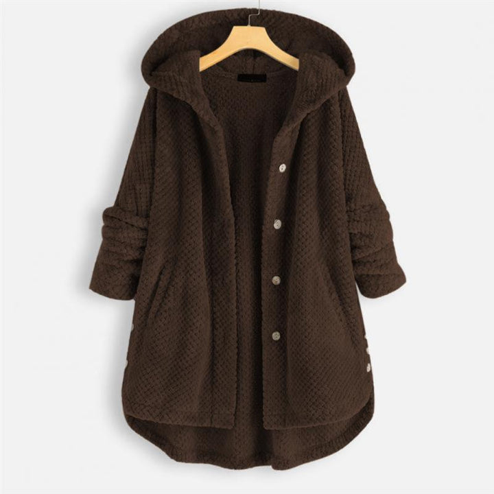 Modische Damen Übergangsjacke mit Kapuze, wendbar. Elegante Oberbekleidung für jeden Anlass. Stilvoll & bequem.