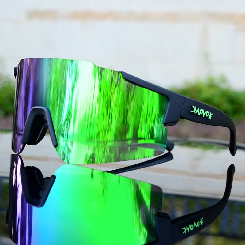 Robuste Schutzbrille für Radfahrer. Sport Sonnenbrille mit UV-Schutz, perfekt für Radsport & Laufen.