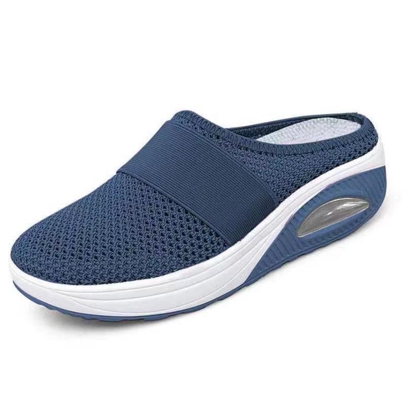 Rutschfeste Sohle der OrthoAir Damen Walking Schuhe für sicheren Halt, bequeme & unterstützende Sneaker.