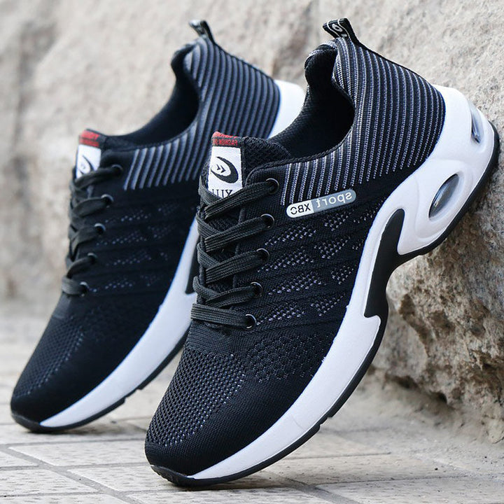Stylischer Oliver Herren-Komfortschuh in Schwarz, orthopädischer Sneaker für Herrenmode und bequeme Alltagsschuhe.