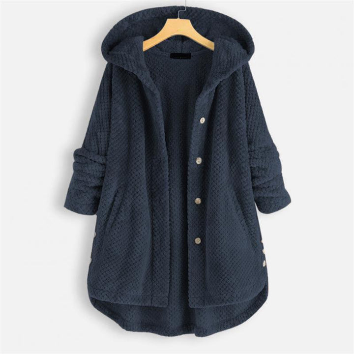 Warme Damen Winterjacke mit Kapuze, wendbar und komfortabel. Perfekt für kalte Tage. Hochwertige Oberbekleidung.