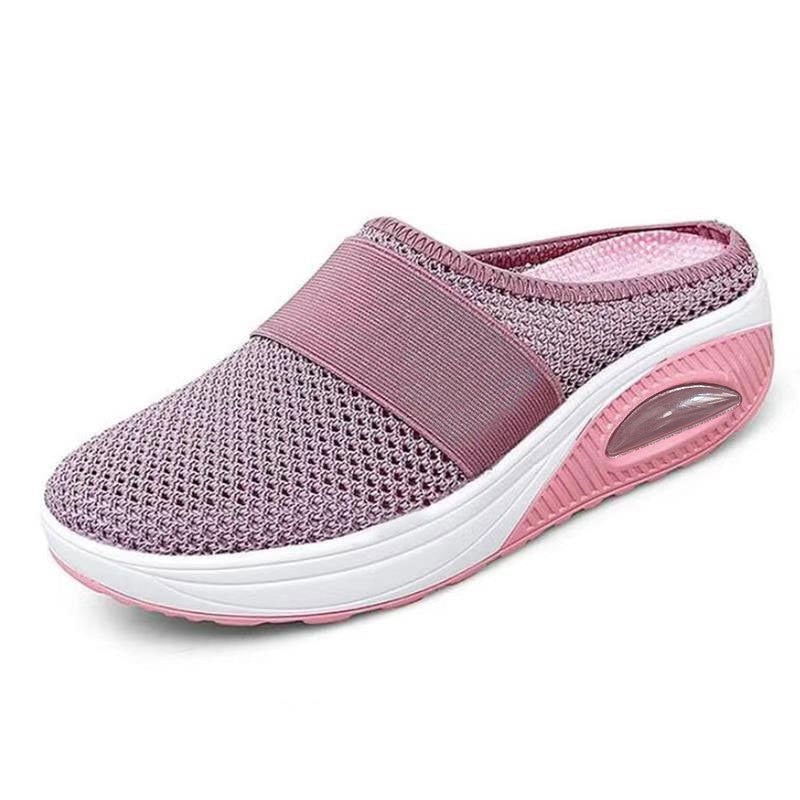 Damen OrthoAir Walking Schuhe: bequeme Luftkissen-Sneaker für den Alltag, mit Dämpfung & Unterstützung.