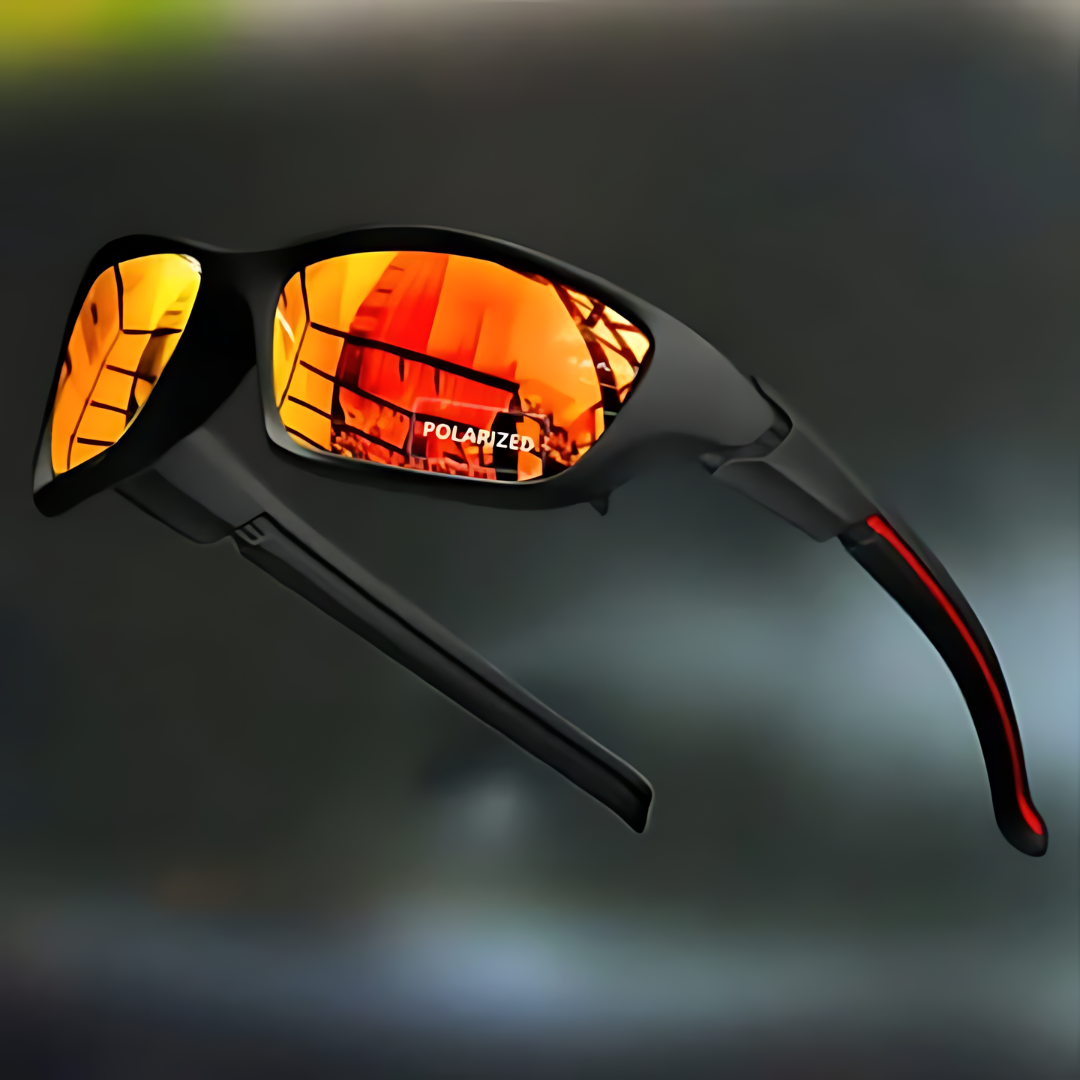Unisex polarisierte Sonnenbrille mit UV400-Schutz, ideal für Outdoorsport und täglichen Blendschutz.