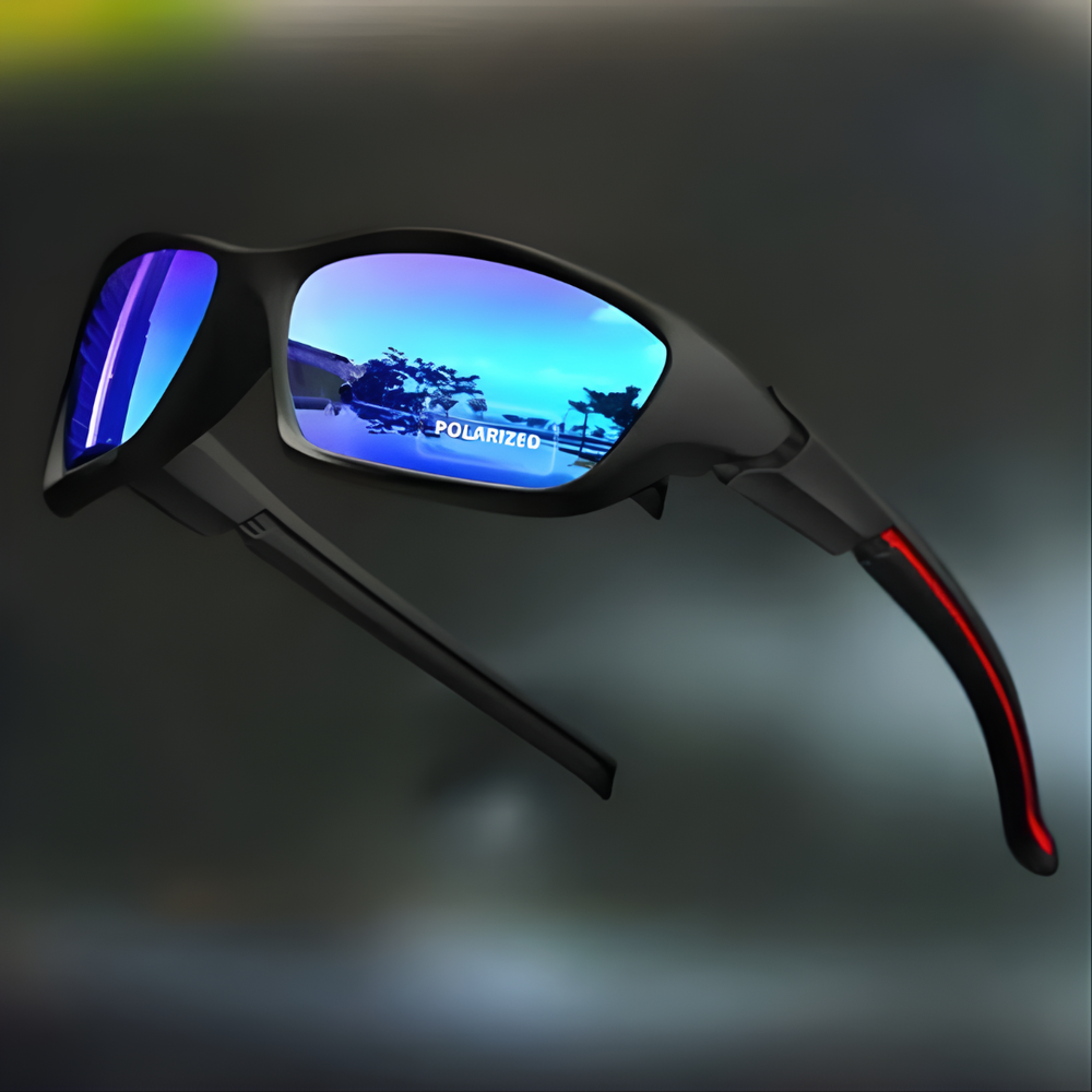 Moderne, leichte Unisex-Sonnenbrille mit UV400-Schutz und Polarisation für optimalen Augenschutz.