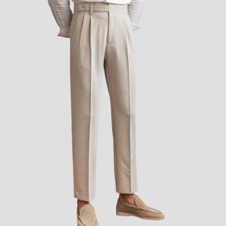 Vielseitige Herren Slim Fit Business Hose mit Bügelfalte. Ideal für Büro, formelle Anlässe oder stilvolle Freizeit.