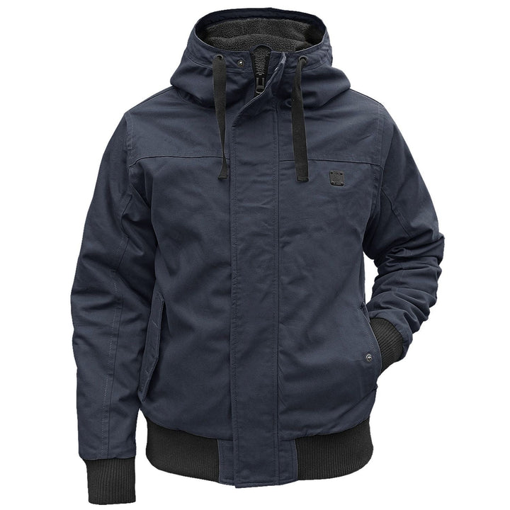 Sportliche Kurzjacke für Herren, winddicht & wärmend, perfekt als Freizeit-Wintermode.