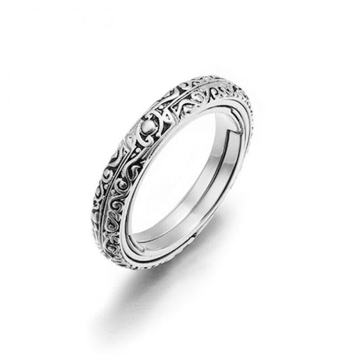 Astronomischer Silberring Unisex, der sich in eine Sphäre verwandelt. Einzigartiger Verwandlungsring.