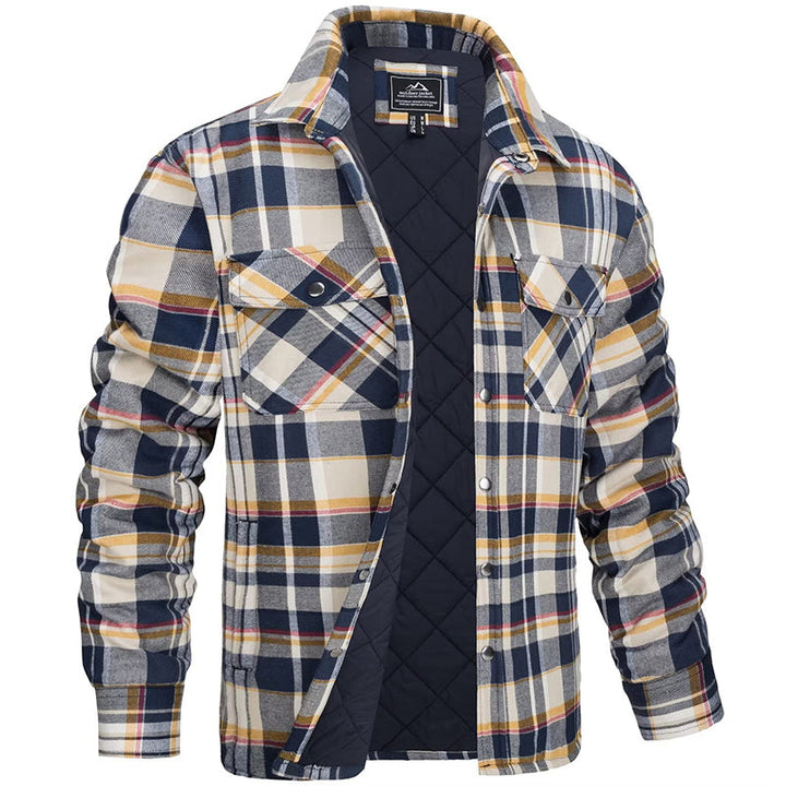 Komfortable, warm gefütterte Herren Holzfäller Jacke. Perfekt als Winterjacke oder lässige Freizeitjacke.