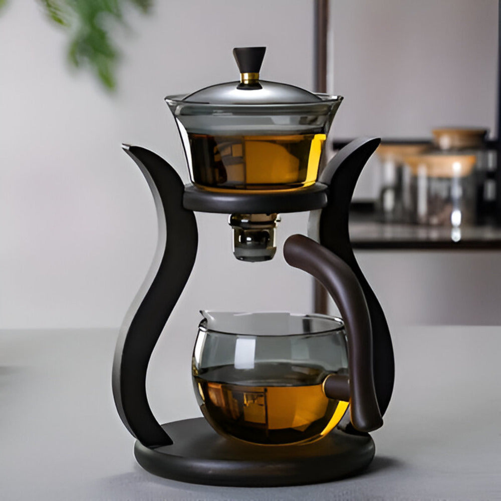 Hochwertiges Teekannen-Set mit Infuser für losen Tee. Ideales Teetrinker Geschenk, ergonomisch & modernes Design.