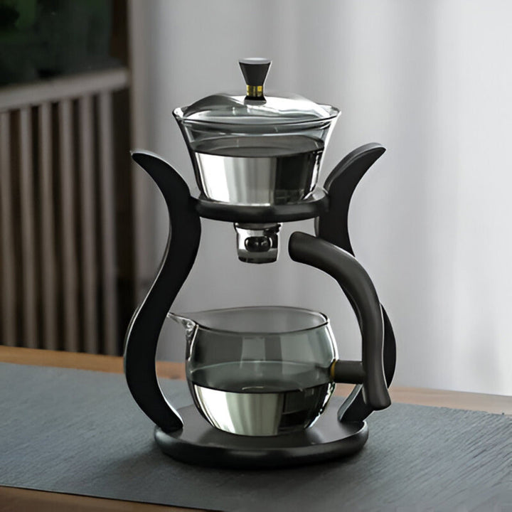 Ästhetisches Teekannen-Set mit Infuser für perfekten Tee. Tropffrei, ergonomisch & modernes Design für Zuhause.