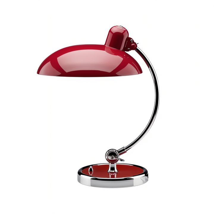 Stilvolle Vintage Leselampe aus Metall, verstellbarer Arm, ideal für Schreibtisch oder Beistelltisch.