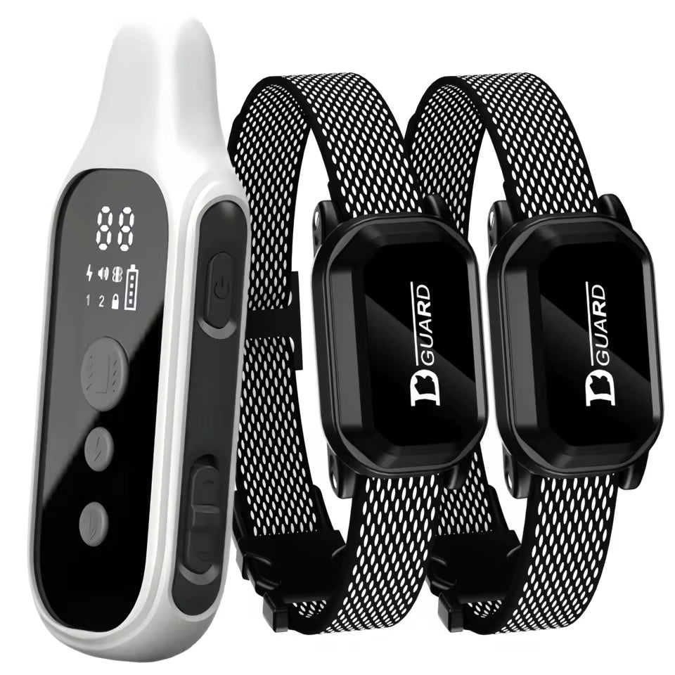 Komplettset: Hundehalsband & Fernbedienung für sicheres Hundetraining; Signal-, Vibrationsfunktion. Tierbedarf.