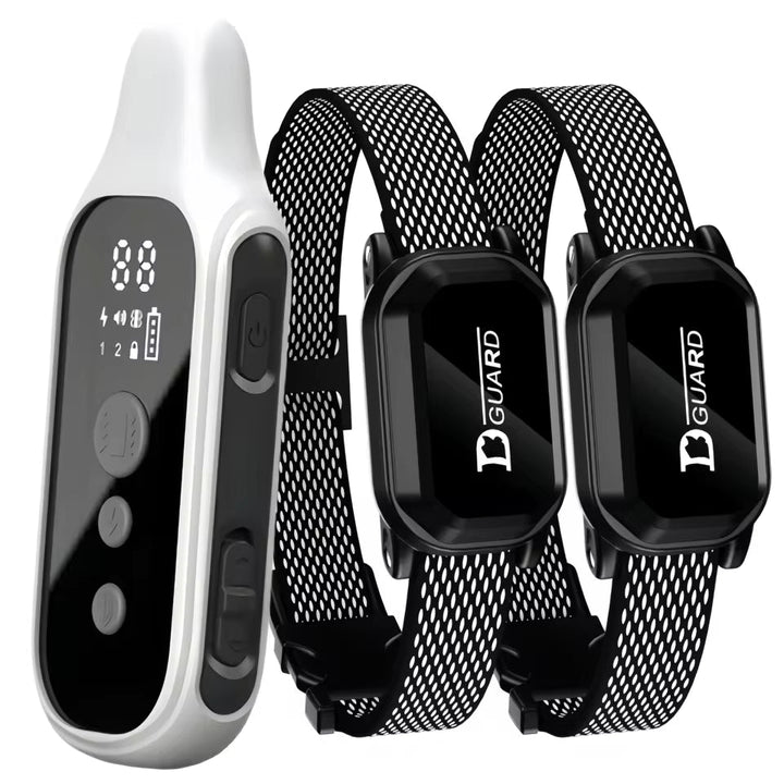 Komplettset: Hundehalsband & Fernbedienung für sicheres Hundetraining; Signal-, Vibrationsfunktion. Tierbedarf.