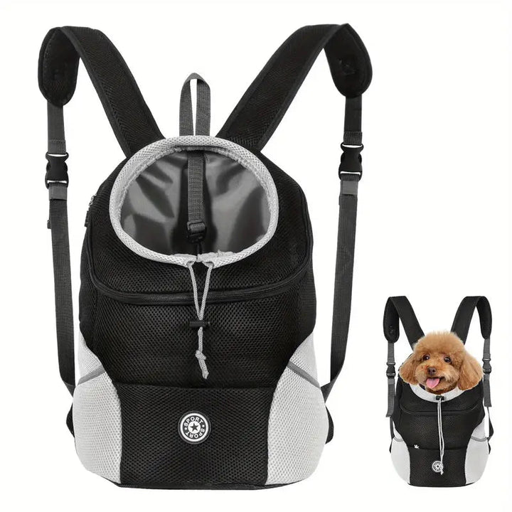 Robuster Hunderucksack für kleine Hunde & Katzen, perfekt für Outdoor-Abenteuer & bequeme Reisen.