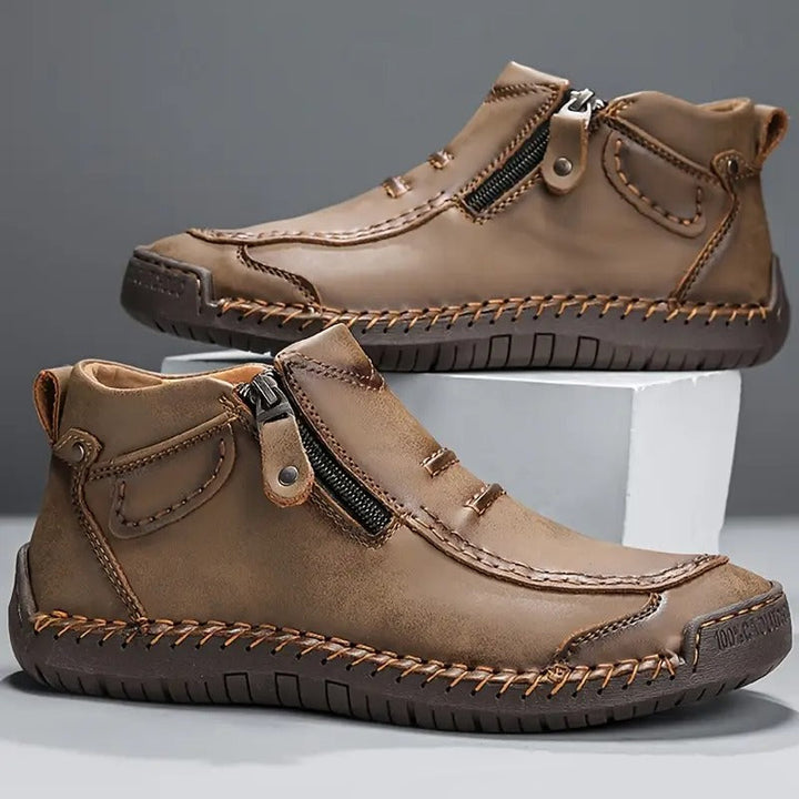 Elegante orthopädische Herren Komfortschuhe. Schwarze oder braune Büroschuhe, alltagstauglich & sehr bequem.