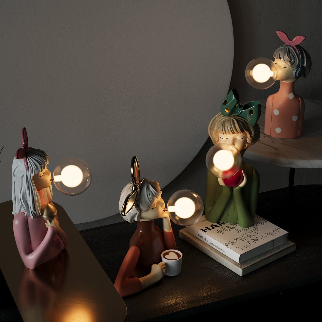 Stilvolle Tischlampe CraftGlow, ein Unikat für modernes Interior Design. Hochwertige Beleuchtung.