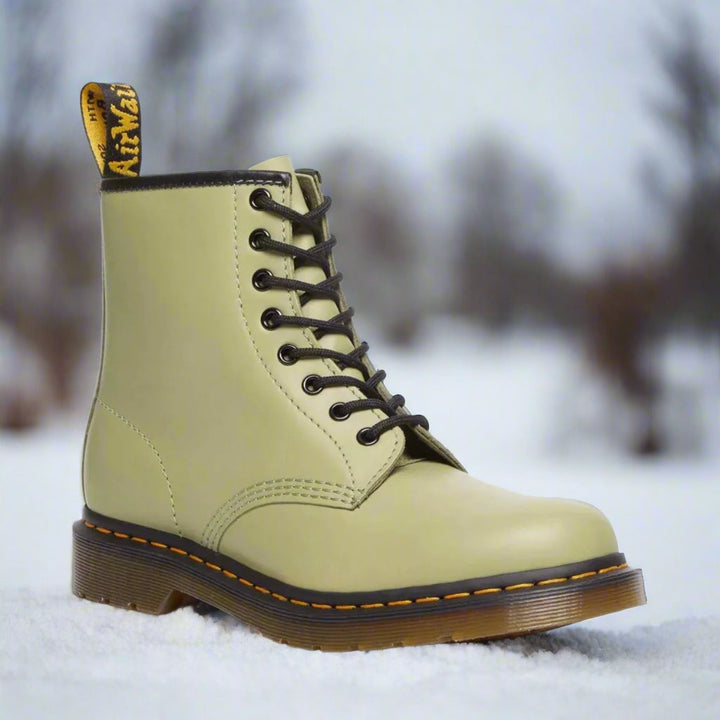 Unisex Combat-Boots Leo: Modische Stiefel mit griffiger Profilsohle. Perfekte robuste Schnürstiefel für Outdoor.