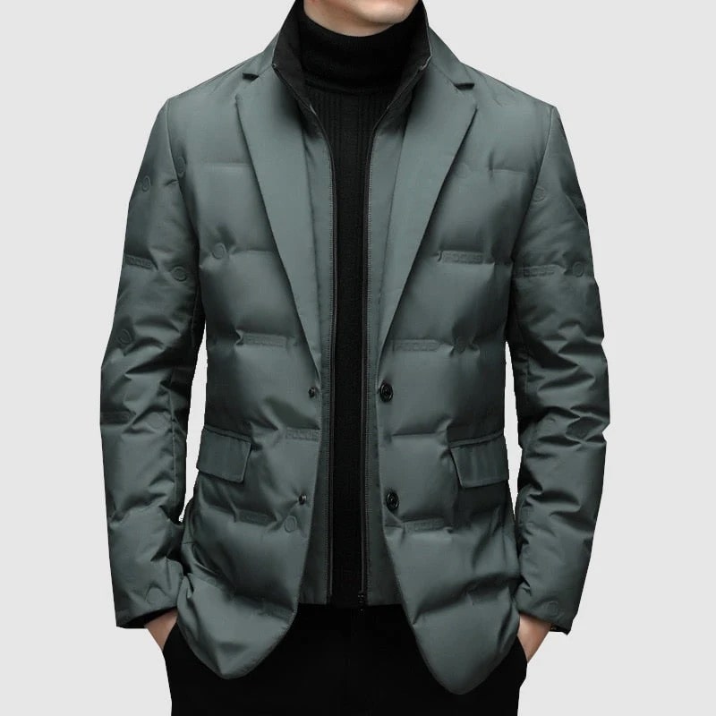 Bequeme Herren Daunenjacke, ultraleicht und warm für Winter & Herbst. Moderne Pufferjacke bietet stilvollen Kälteschutz.