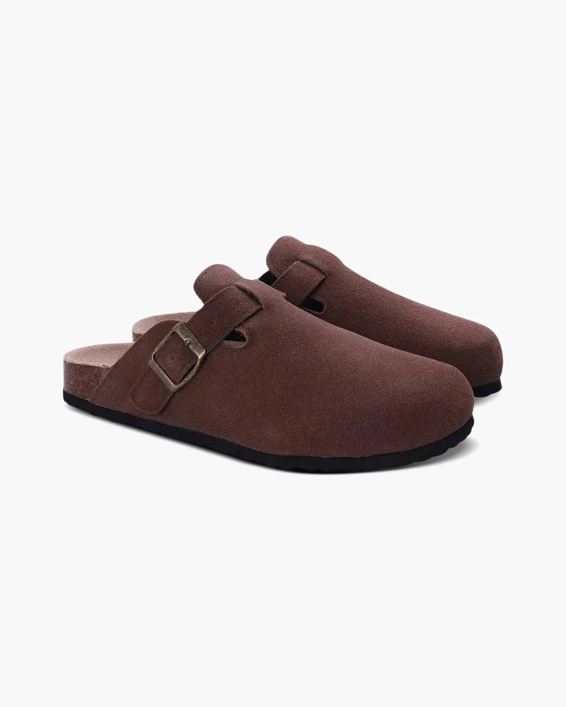Herren Clogs mit Slip-On-Design und rutschfester Sohle; bequeme, stilvolle Alltagsschuhe für Männer.