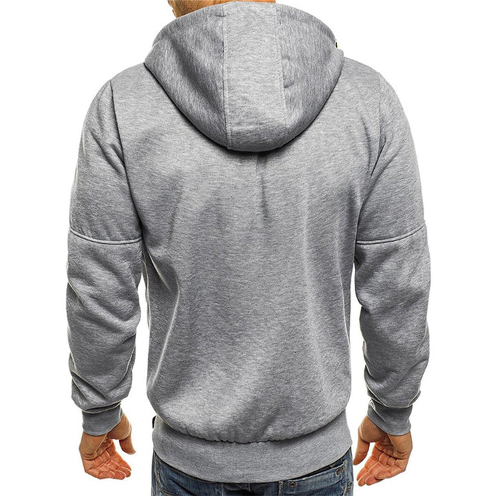 Herren Freizeit Hoodie mit Reißverschluss, weicher Stoff, perfekt für entspannte Tage & aktive Männer.