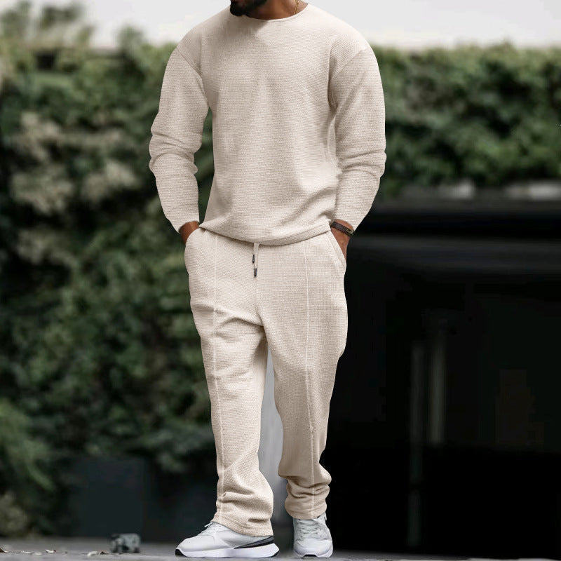 Herren Jogginganzug mit geprägter Optik und Kordelzug für ultimativen Komfort, ideal für Sport & Freizeit.