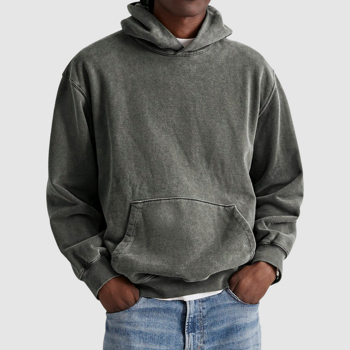 Komfortabler Herren Oversize Hoodie. Lässige Kapuzenjacke für Herbst und Winter, ideal für Urban Streetwear.