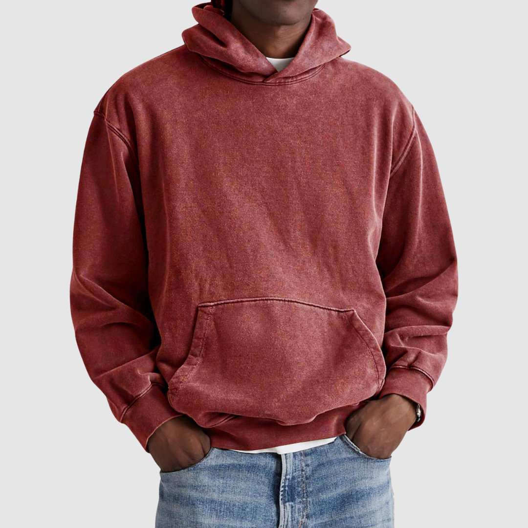 Herren Kapuzenjacke mit lässigem Oversize-Schnitt. Bequemer Hoodie im Urban Streetwear Look für jeden Tag.