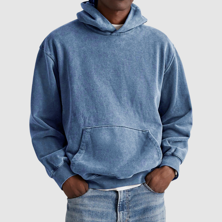 Stylischer Herren Hoodie in Oversize-Passform. Warme Kapuzenjacke für Urban Style, Herbst & Winter Freizeit.