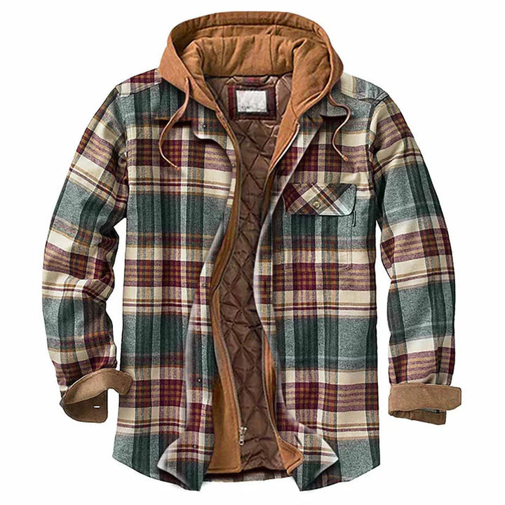 Stilvoller Hoodie für Herren, urban & lässig, mit Reißverschluss & Kapuze. Gefüttert für Winterkomfort.