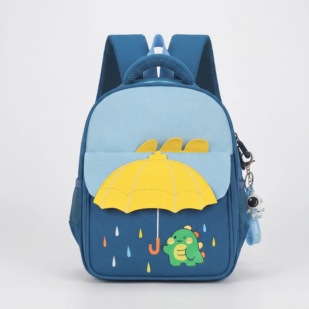 Schicker Schulrucksack mit lustigem Cartoon-Motiv, leicht zu tragen für kleine Abenteurer.