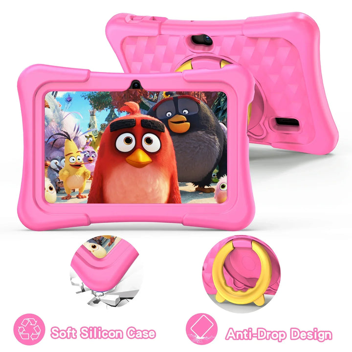 Dieses 7 Zoll Android Kindertablet mit Kindersicherung ist sicher, lehrreich und bietet viel Spaß.