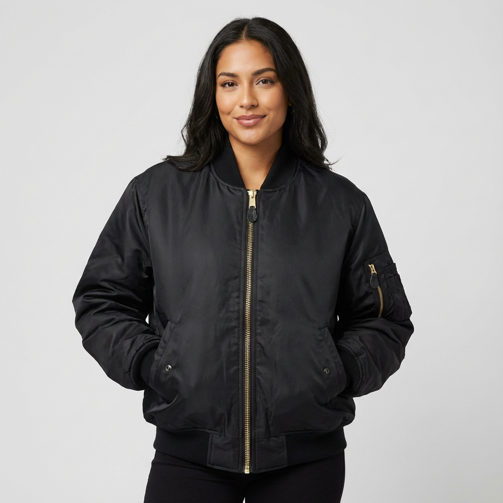 Vielseitige Damen Bomberjacke, die sportliche Eleganz für jede Gelegenheit vereint.