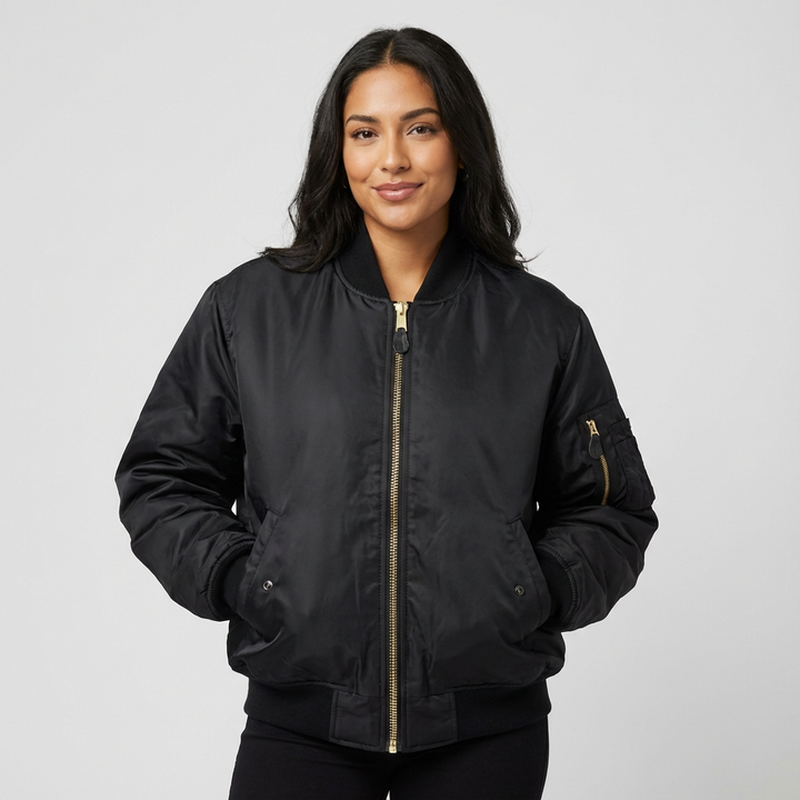 Vielseitige Damen Bomberjacke, die sportliche Eleganz für jede Gelegenheit vereint.