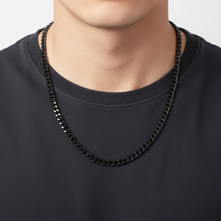 Zeitloser Herrenschmuck: klassische Gliederkette, robust und elegant. Ein edles Männermode Highlight.