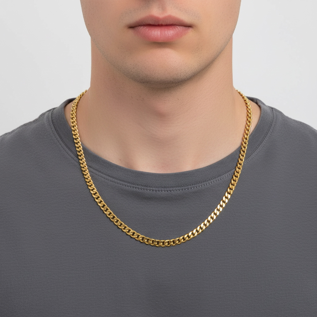 Hochwertige Herren Gliederkette, robust und elegant. Das perfekte Accessoire für stilbewusste Männer.