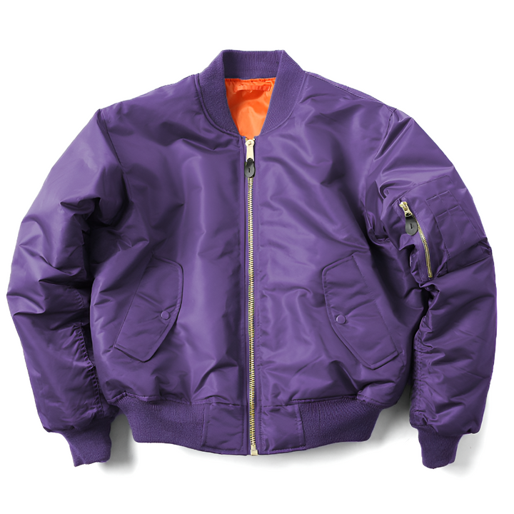 Klassisch-moderne Bomberjacke für Damen und Herren, bequem und stilvoll für jeden Anlass.