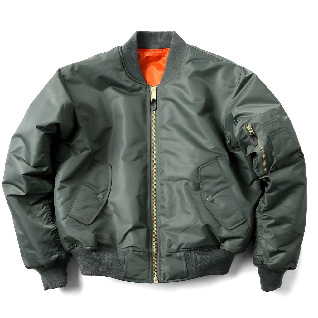 Moderne Bomberjacke im klassischen Design, ideal als Freizeitjacke für Herren und Damen. Windabweisend.