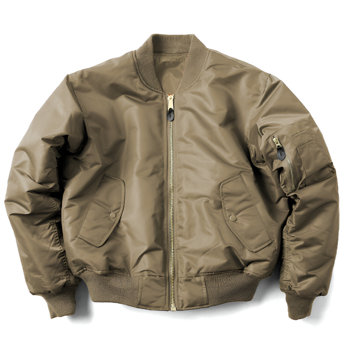 Bequeme Unisex Bomberjacke, zeitloses Design für Alltagsmode und entspannte Looks. Hoher Komfort.