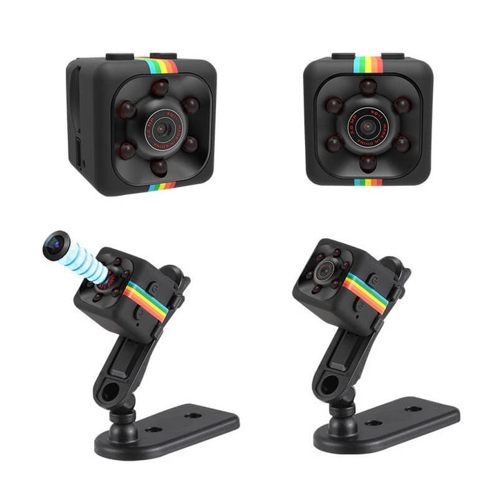 Frontansicht der kompakten NightMini Minikamera, perfekt für verdeckte Videoaufnahmen in 1080p.